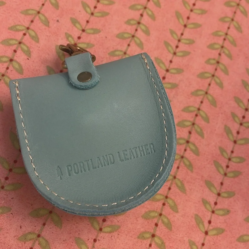 Portland Leather Petunia Pouch Mint - Picture 3 of 5